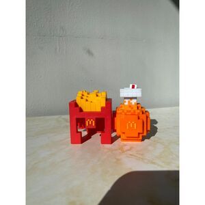 Rare Collectible 2025 McDONALD'S Minecraft Adult Happy Meal TOYS Lot Of 2